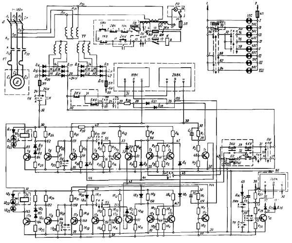 КД2122 Схема електрична  однокривошипного открытого ненаклоняемого пресса